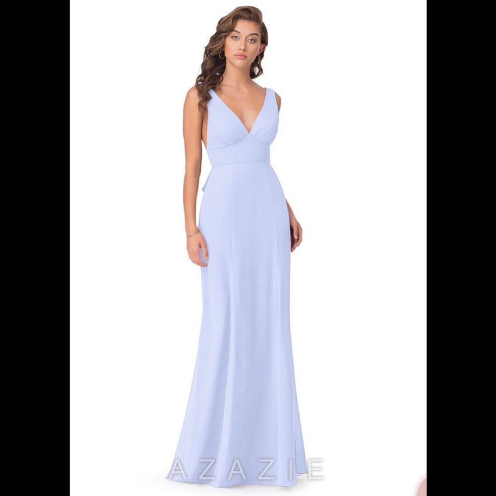 Azazie lavender bridesmaid dress